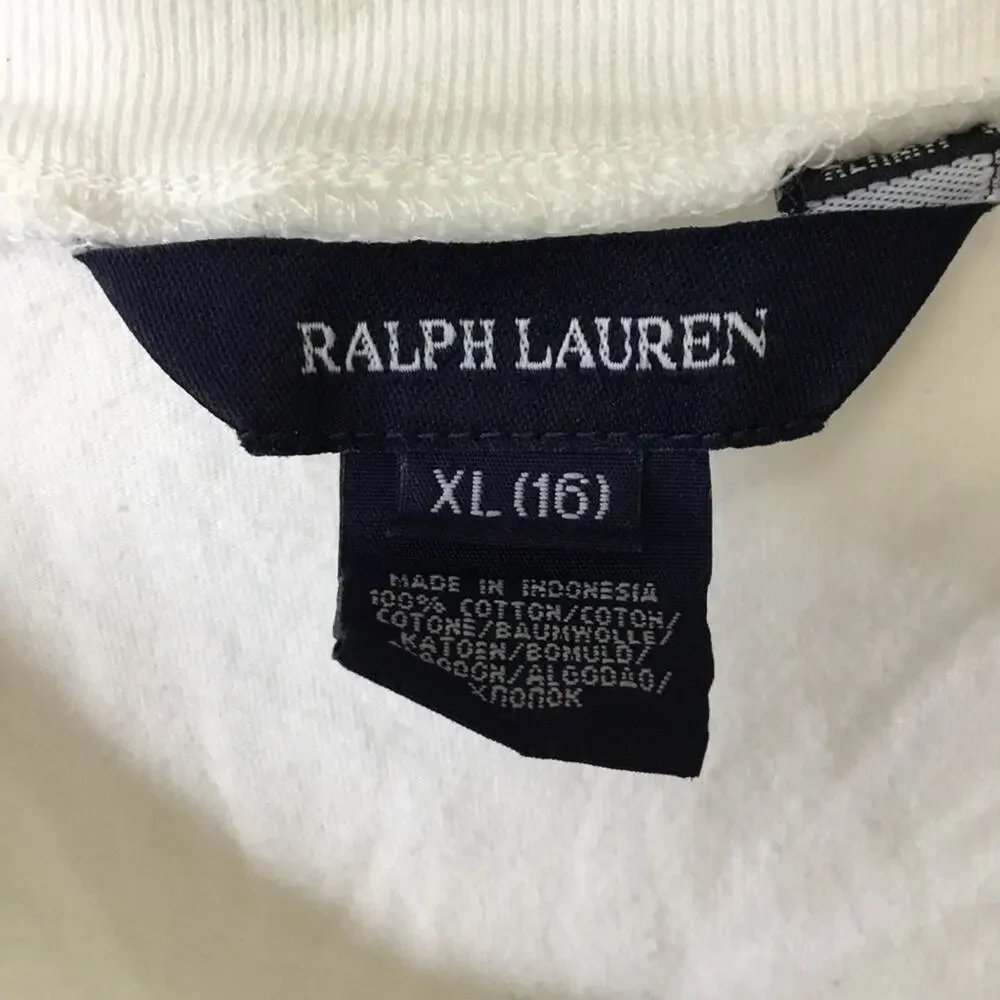 Ralph Lauren Girl White Short-Sleeve Dress
